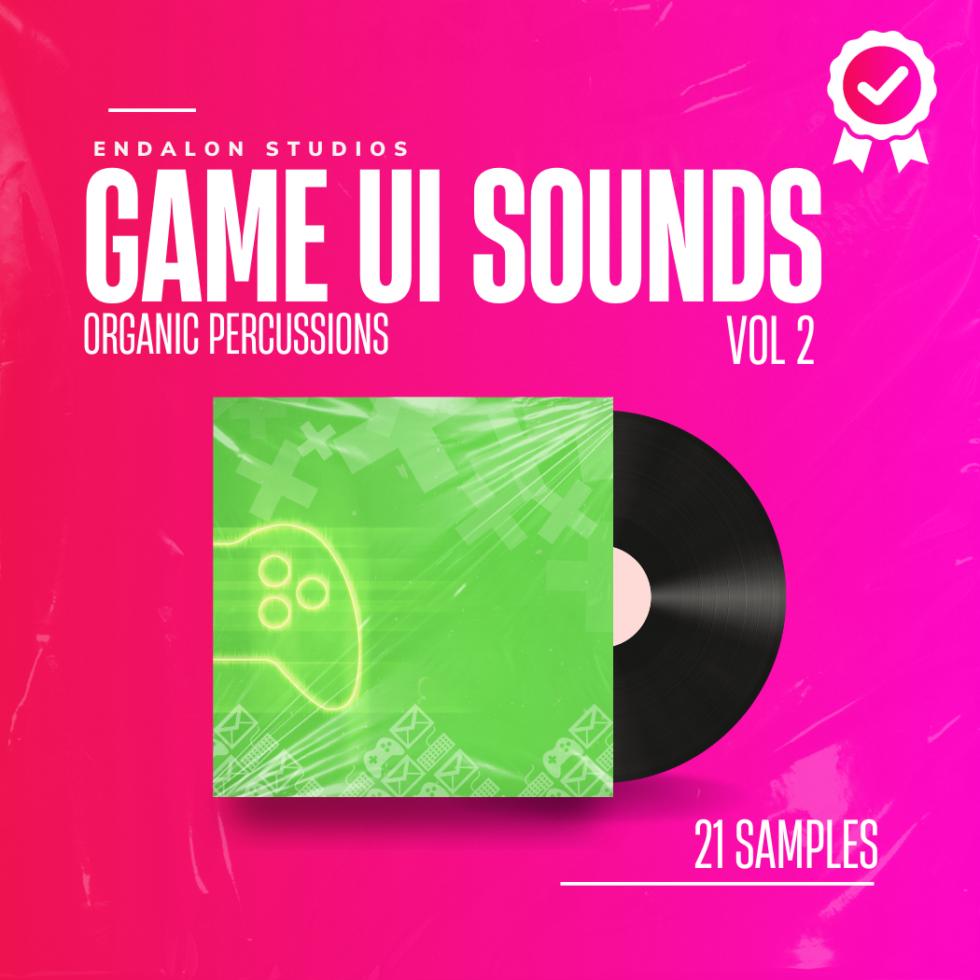 Organic Percussion - 21 Sounds - Game UI Sounds Vol. 2 - Endalon Studios