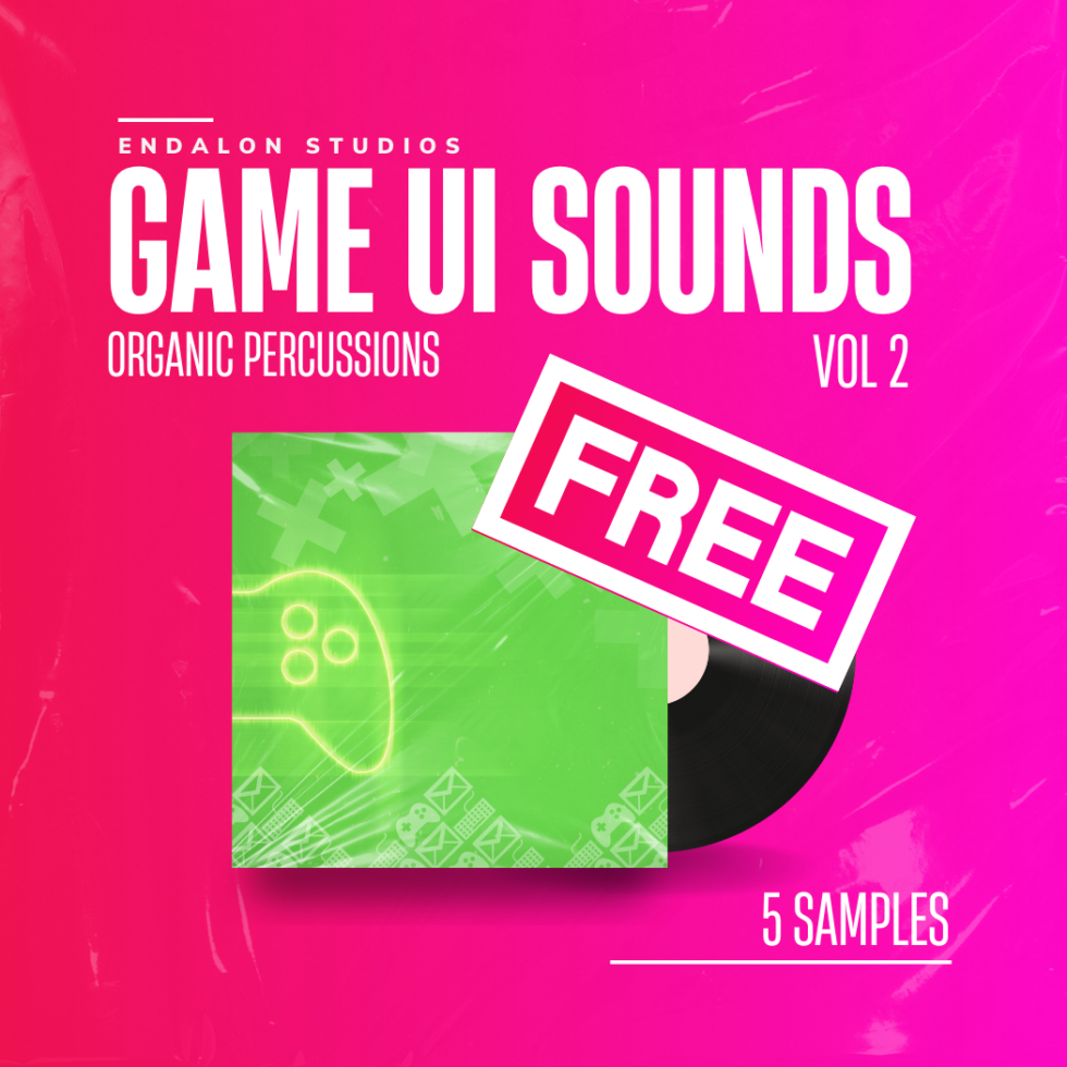 5 FREE SOUNDS - Organic Percussion - Game UI Sounds Vol. 2 - Freebies - Endalon Studios